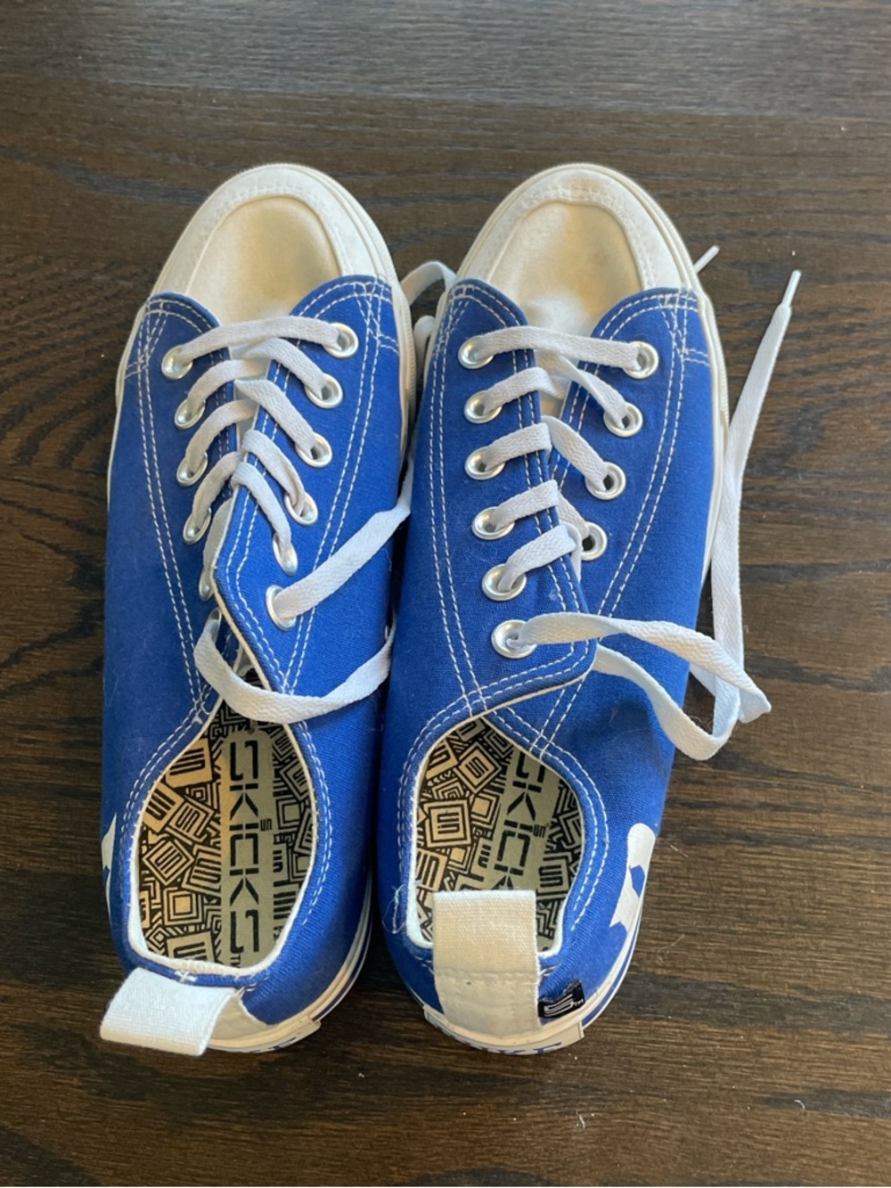 Duke University Canvas Sneakers in Blue